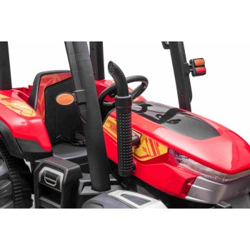 Traktor BLAST Z Przyczepką Czerwony